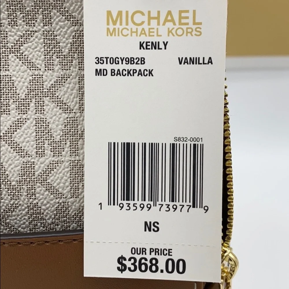 MICHAEL KORS KENLY MEDIUM BACKPACK VANILLA